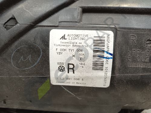 VOLKSWAGEN BEETLE MK2 (A4) Headlight Headlamp Right Side