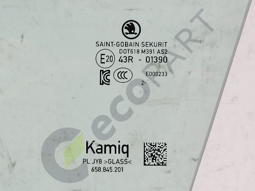 SKODA KAMIQ MK1 NW4 Door Window Front Left Side