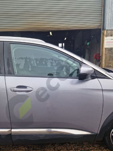 PEUGEOT 3008 MK2 P84E Door Window Front Right Side