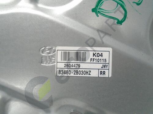 MK2 HYUNDAI SANTA FE Rear Right Window Regulator